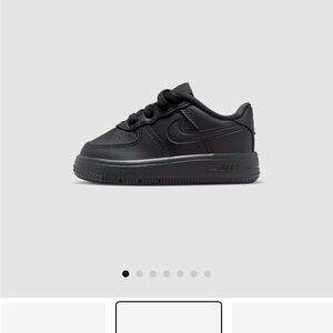 Nike Baby/Toddler Black Force 1 Low Shoes